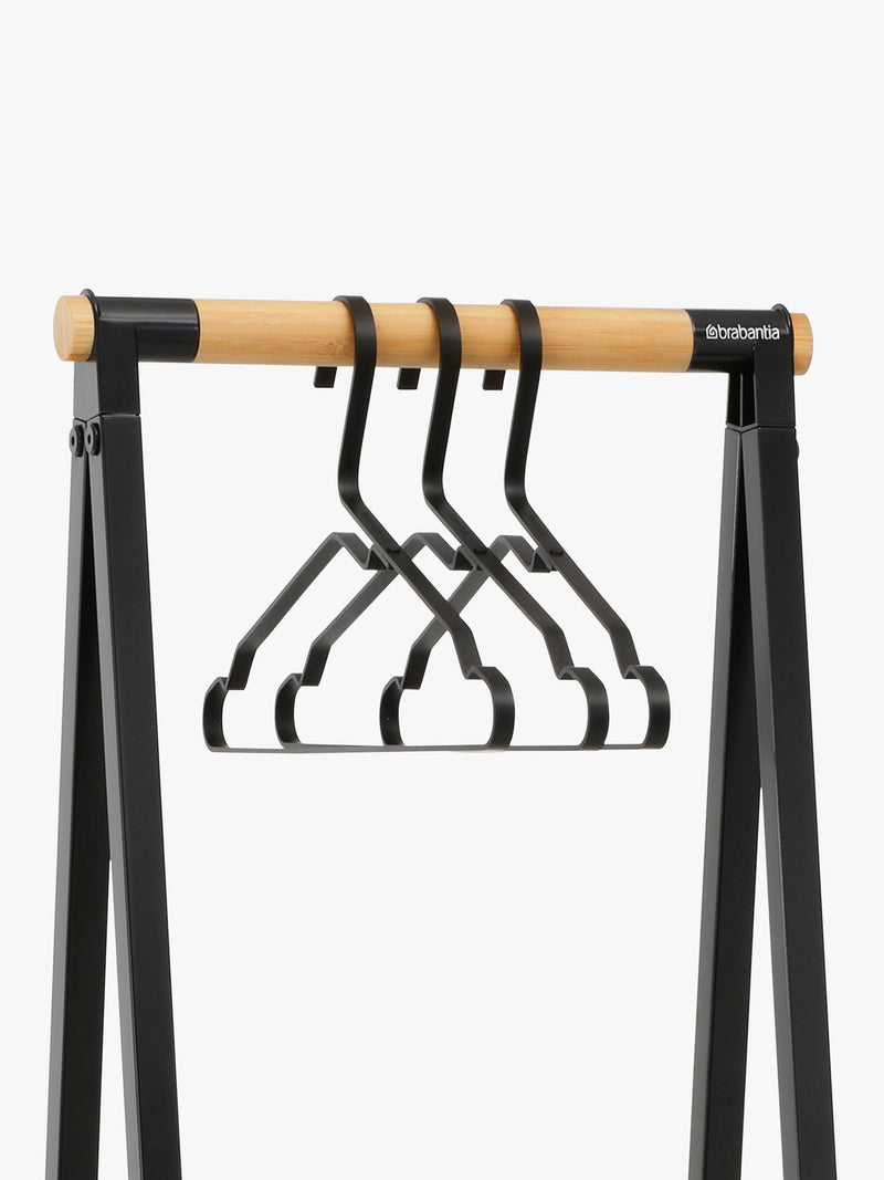 Brabantia bamboo clothes rail with shelf, UK version