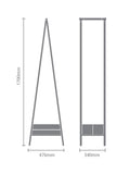Brabantia bamboo clothes rail with shelf, UK version