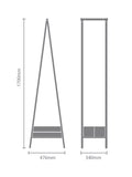 Brabantia bamboo clothes rail with shelf, UK version