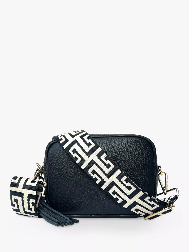 Apatchy London Maze Strap leather crossbody bag small, UK version