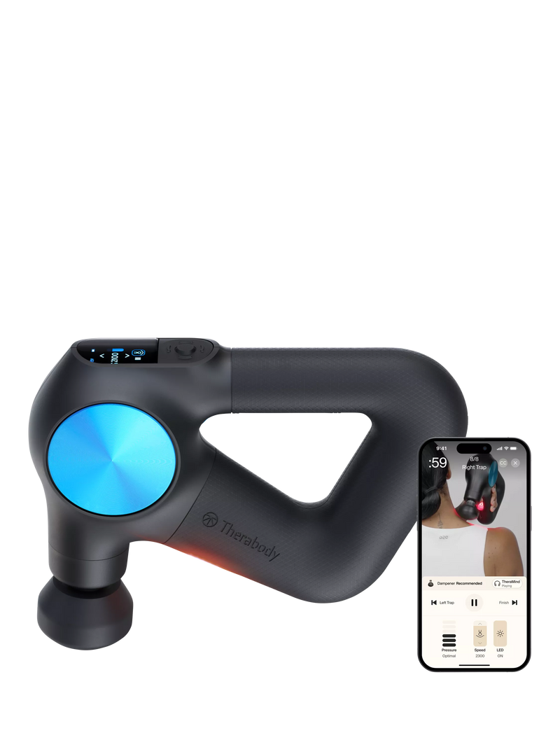 Therabody Theragun Pro Plus multi-therapy massage device, imported from the UK