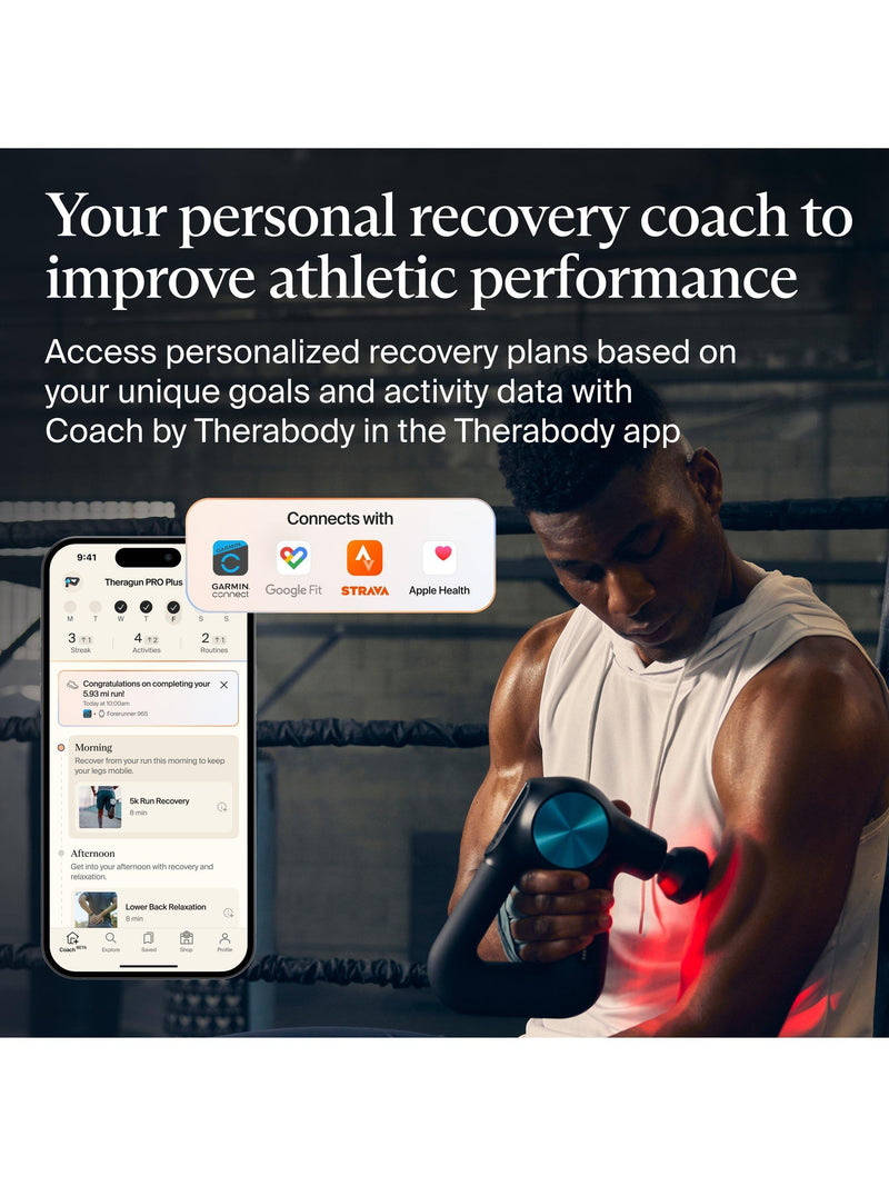 Therabody Theragun Pro Plus multi-therapy massage device, imported from the UK