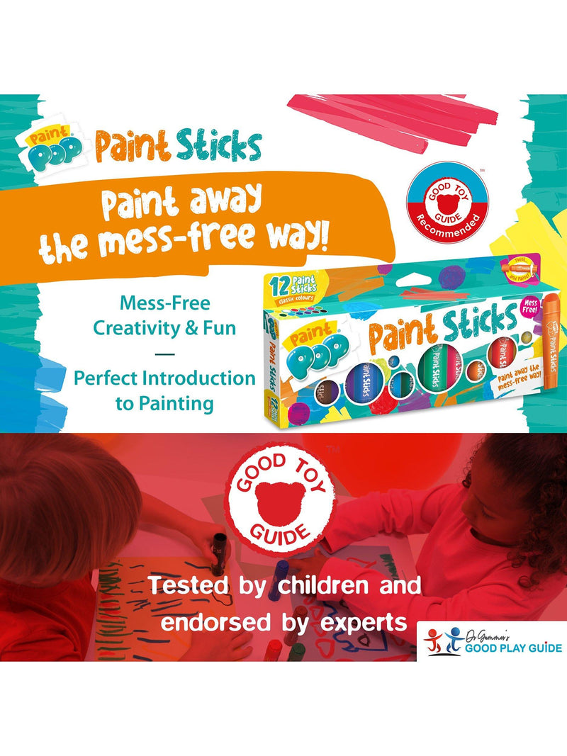 Paint Pop paint sticks 12 pack, imported from the UK