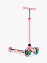 John Lewis Globber Primo Lights Kids' Scooter - Pastel Pink- Buy online at McGrocer