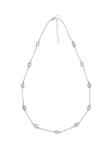 John Lewis Nina B Lantern Necklace Silver- Buy online at McGrocer