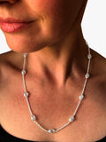 Nina B Lantern Necklace Silver Sterling Silver, imported from the UK