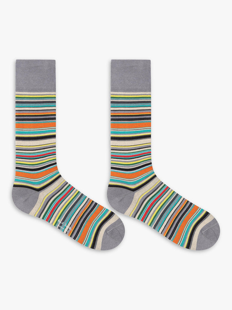 Paul Smith stripe socks gift box pack of 6 (British brand)