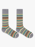 Paul Smith stripe socks gift box pack of 6 (British brand)