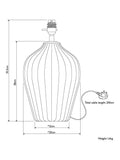 John Lewis Fulbrook large table lamp base - British product
