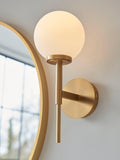 John Lewis Fredriksberg wall light antique finish, imported from the UK
