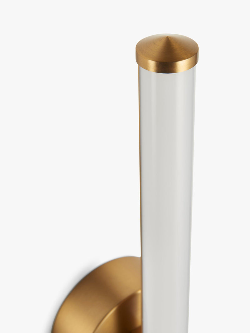 John Lewis Deco Rod LED bathroom wall light, imported from the UK