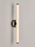 John Lewis Deco Rod LED Bathroom Wall Light, Black/Cool White