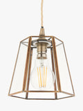 John Lewis brass lantern shade (British brand)