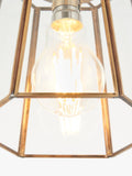 John Lewis brass lantern shade (British brand)