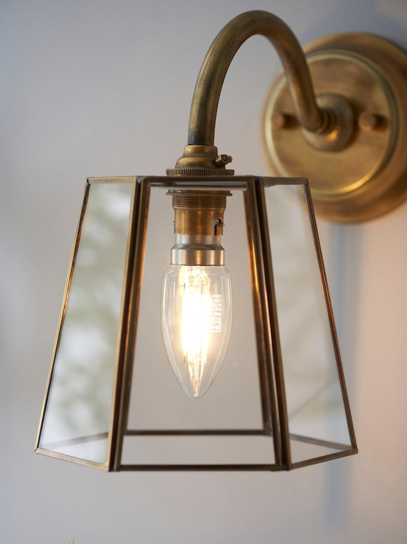 John Lewis brass lantern shade (British brand)