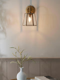 John Lewis brass lantern shade (British brand)