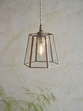 John Lewis brass lantern shade (British brand)