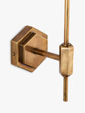 John Lewis hex wall light antique finish H31.5cm, imported from the UK