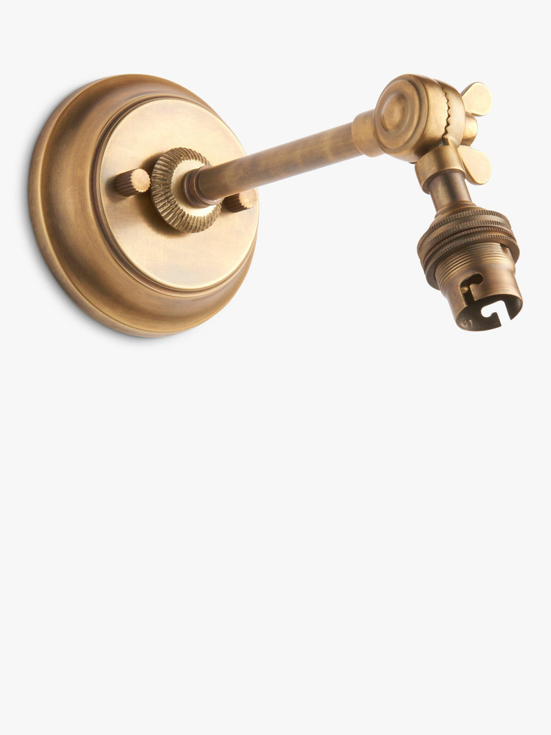 John Lewis wall light aged brass, imported from the UK