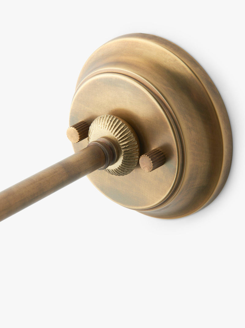 John Lewis wall light aged brass, imported from the UK