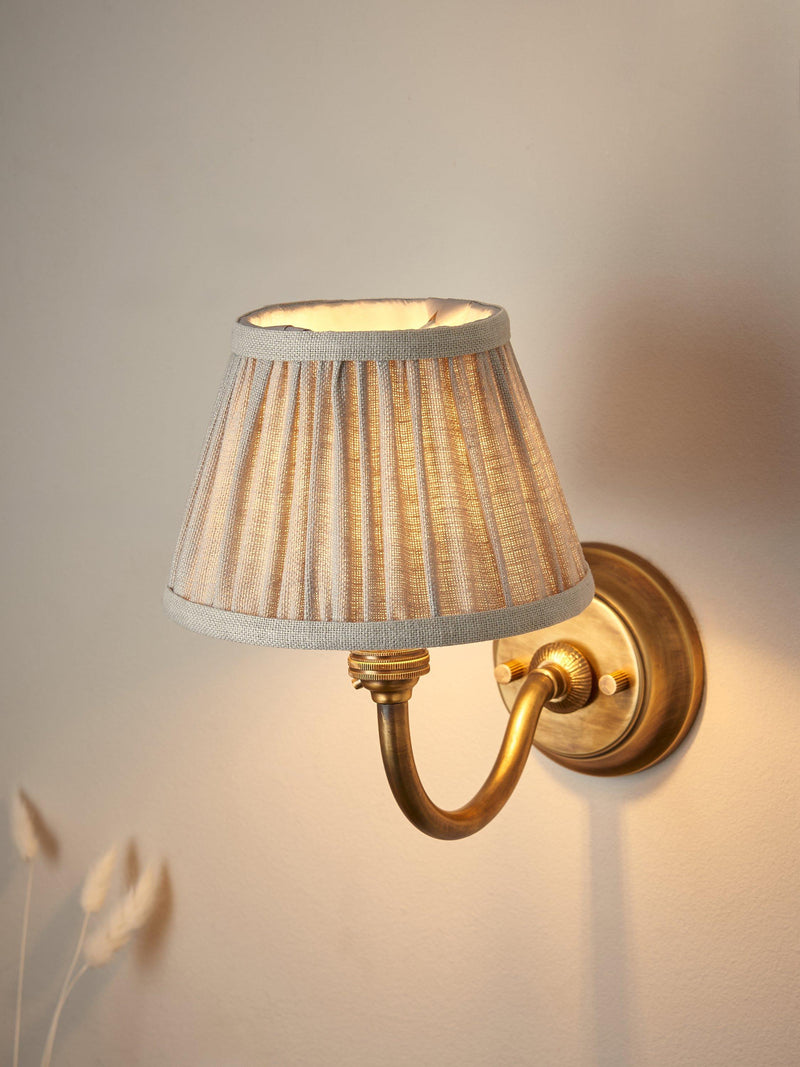 John Lewis Sophia Pleated Candle Lampshade H11.5x17cm - British product