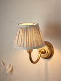 John Lewis Sophia Pleated Candle Lampshade H11.5x17cm - British product