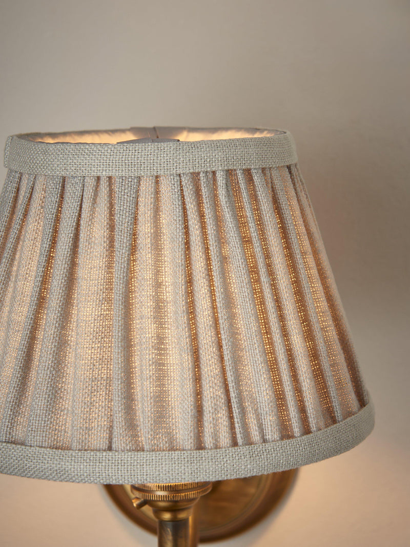 John Lewis Sophia Pleated Candle Lampshade H11.5x17cm - British product