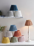 John Lewis Sophia Pleated Candle Lampshade H11.5x17cm - British product