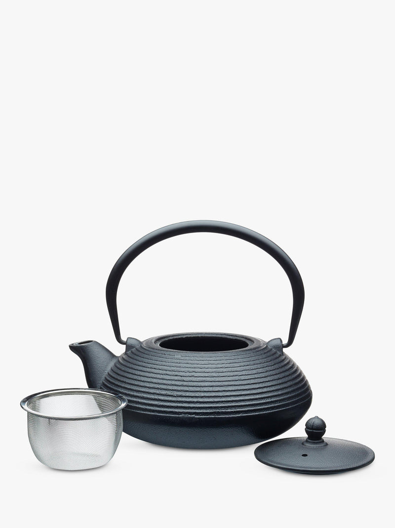 La Cafetière cast iron teapot black 900ml - British product