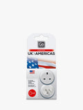 Go Travel UK-USA travel adaptor compact design - British product