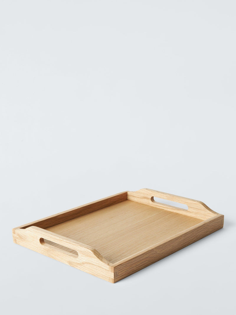 John Lewis medium oak wood serving tray natural, UK version