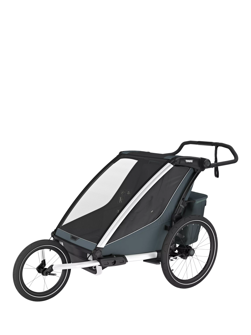 Thule Chariot Jog Kit Double with puncture-resistant wheels (British brand)