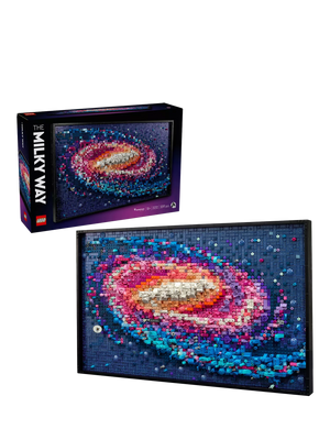 Milky Way Galaxy Wall Art Building Kit with 3,091 Pieces
