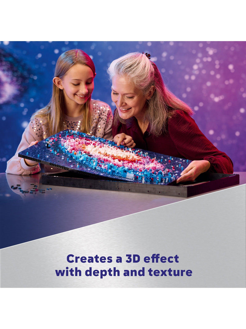 LEGO Milky Way Galaxy wall art building kit with 3,091 pieces, UK version