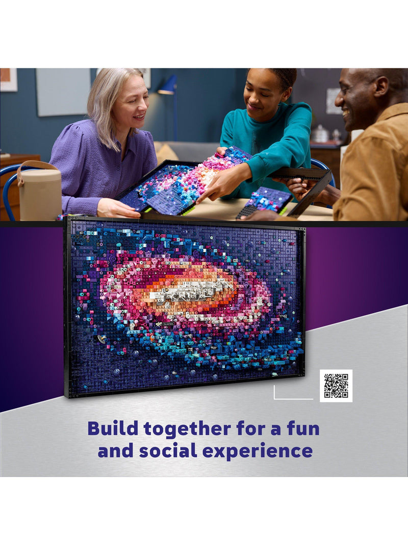 LEGO The Milky Way Galaxy wall art building kit, UK version
