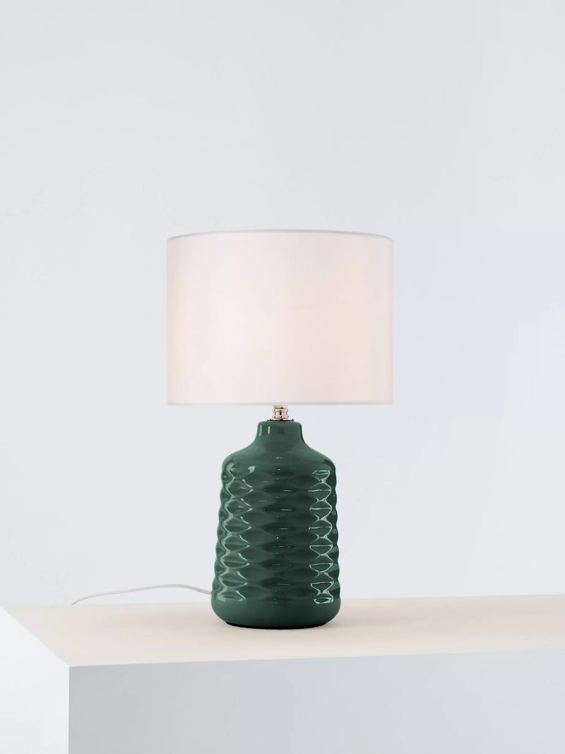 John Lewis Annie Ceramic Table Lamp, Bowling Green