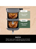 Ninja Double Stack XL 2-Drawer Air Fryer in Grey, imported from the UK