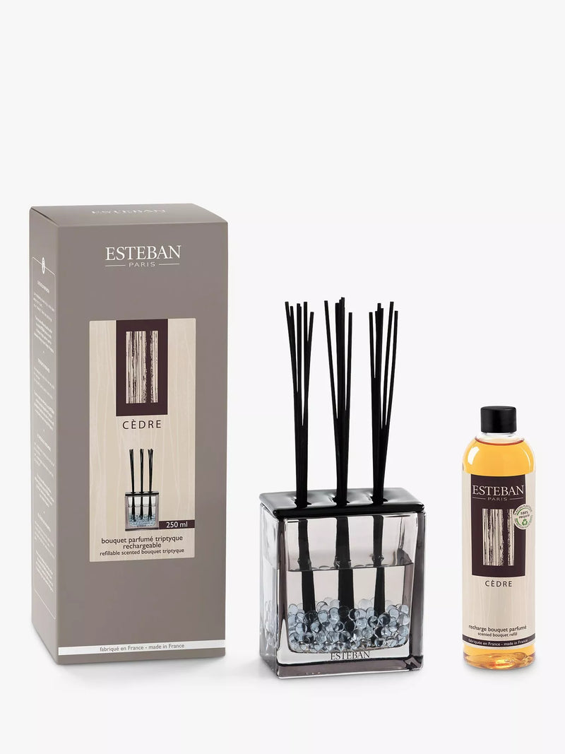 Esteban cedar reed diffuser 250ml refillable (British brand)