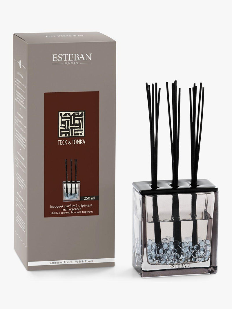 Esteban reed diffuser Teak and Tonka 250ml (British brand)