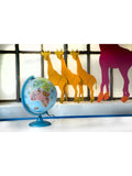Nova Rico illuminated globe with animal illustrations multi (British brand)