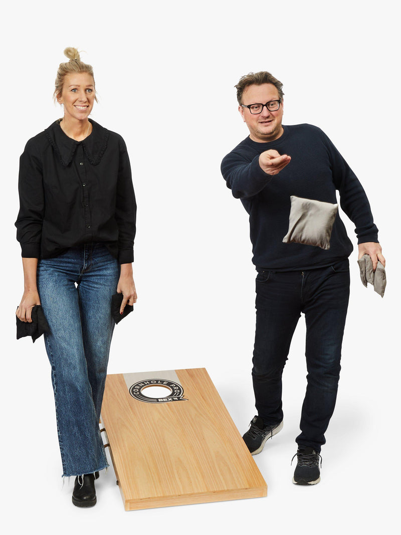 Bex Cornhole Pro garden game with competition beanbags (British brand)