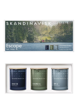John Lewis SKANDINAVISK Escape Mini Trio Scented Candles Gift Set, 3 x 65g- Buy online at McGrocer