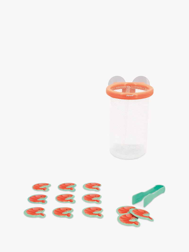 Janod Shrimp Catcher Bath Toy, UK version