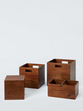John Lewis mid-century timber storage box medium, UK version