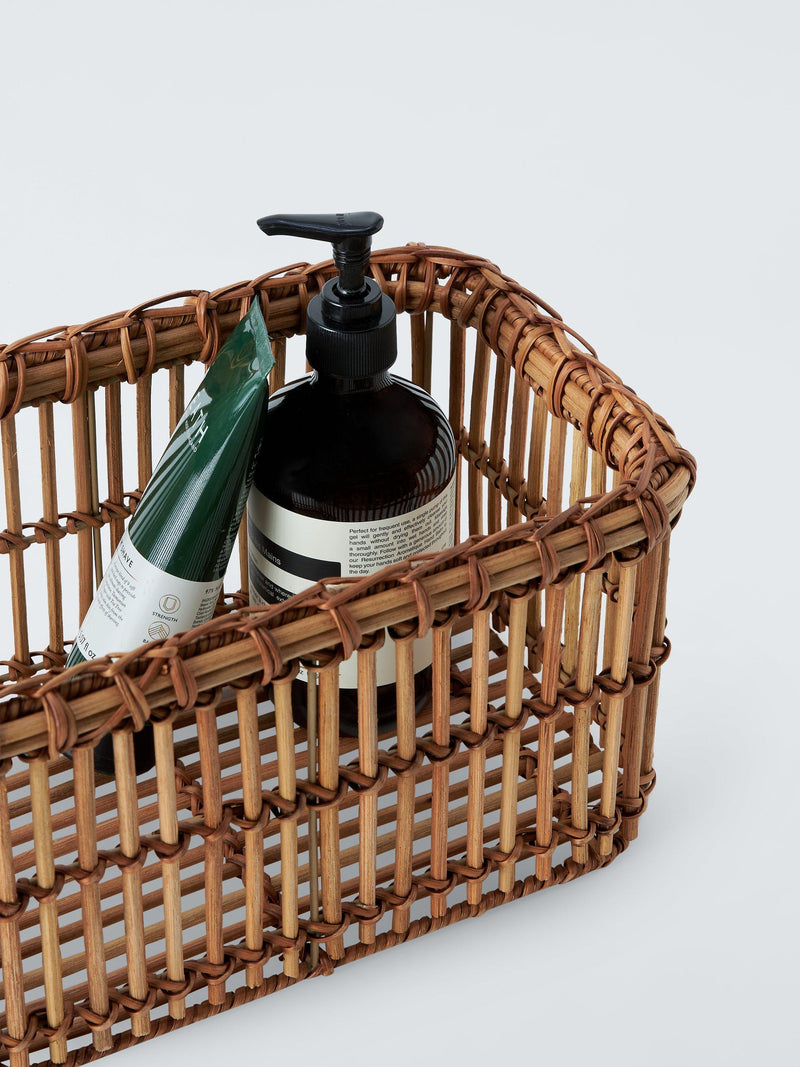 John Lewis Mid-Century rattan baskets set of 2, imported from the UK