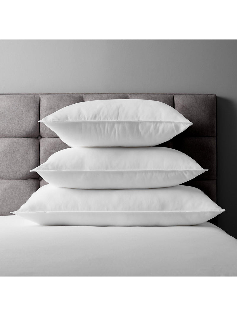 John Lewis synthetic square pillow medium washable, UK version