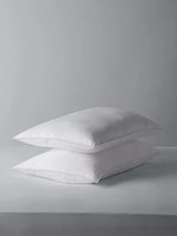 John Lewis Synthetic Soft Touch Washable Standard Pillow Pair, Medium- Buy online at McGrocer