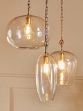 nkuku Otoro cluster pendant light clear - British product
