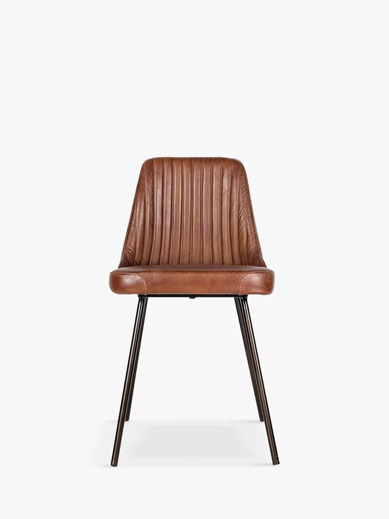 nkuku Harsha leather dining chair, UK version