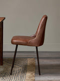 nkuku Harsha leather dining chair, UK version